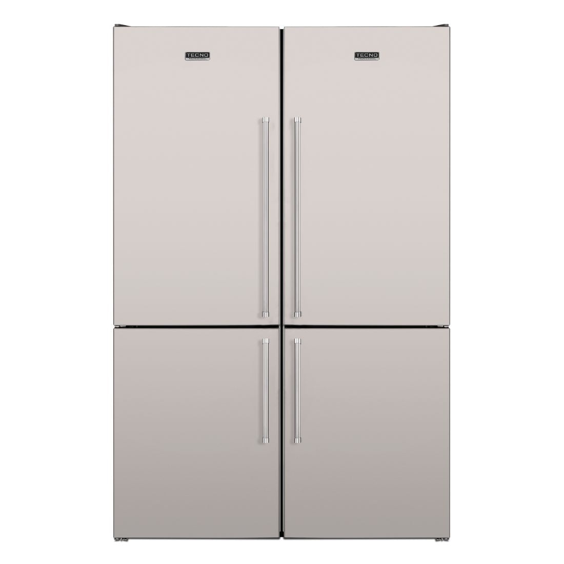 Refrigerador Tecno Professional Bottom 648 Litros Inox 122cm